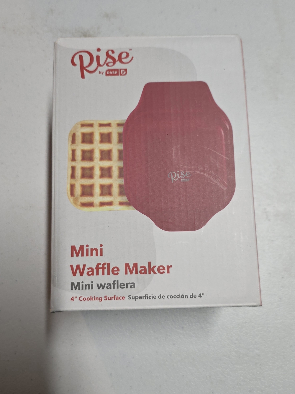 Mini Waffle Maker - Red